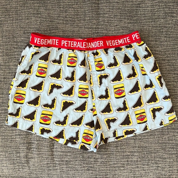 Men’s Vegemite Peter Alexander PJ Shorts Sz M - Picture 1 of 4